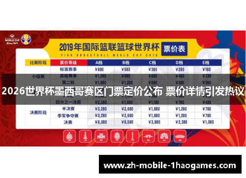 2026世界杯墨西哥赛区门票定价公布 票价详情引发热议 2026世界杯墨西哥赛区门票定价公布 票价详情引发热议